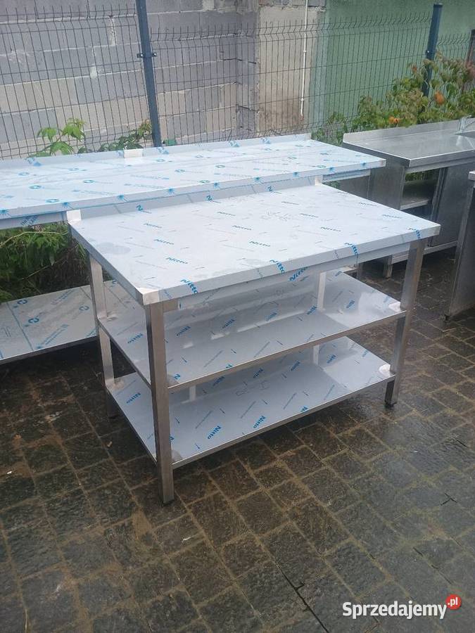 Stół Gastronomiczny z 2 półkami 120x70 Gastronomia Piekielnik