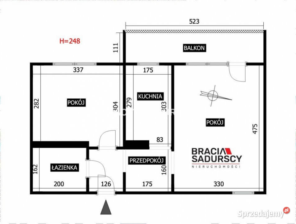 sprzedaży mieszkania 38m2 2 pokojowe Kraków blok