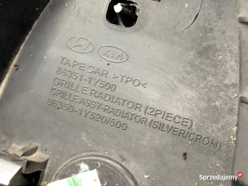 ATRAPA GRILL KIA PICANTO II 1117 863511Y500 osobowe podkarpackie