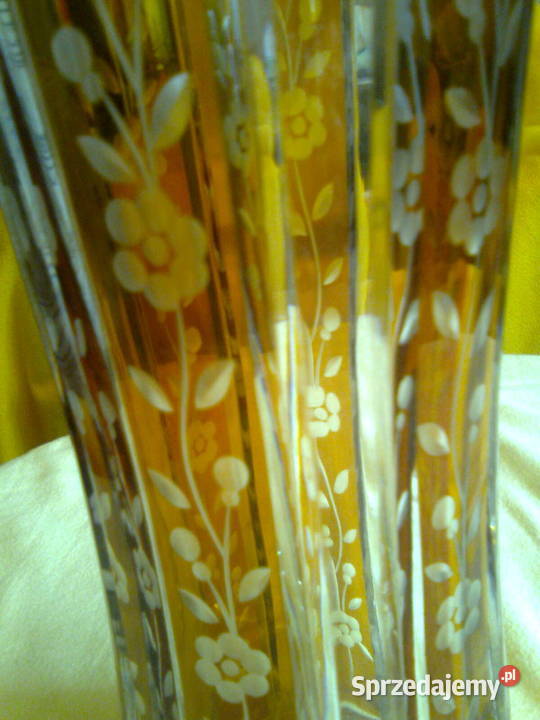 Wazon kryształowy Huta Szkła Julia Łódź