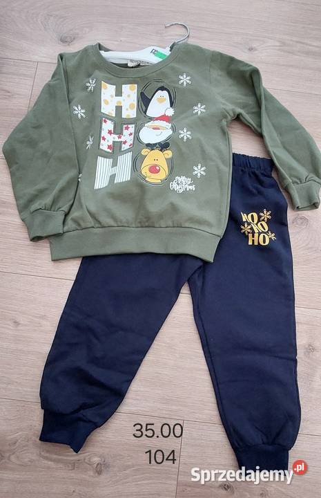 Świąteczny komplet dresowy rozmiar 104 Wadowice