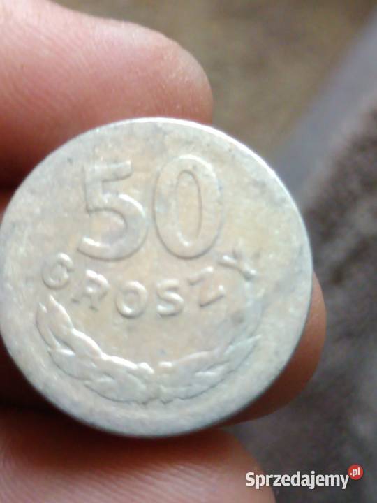 Sprzedam monete 50 gr 1949 r skretka Numizmatyka