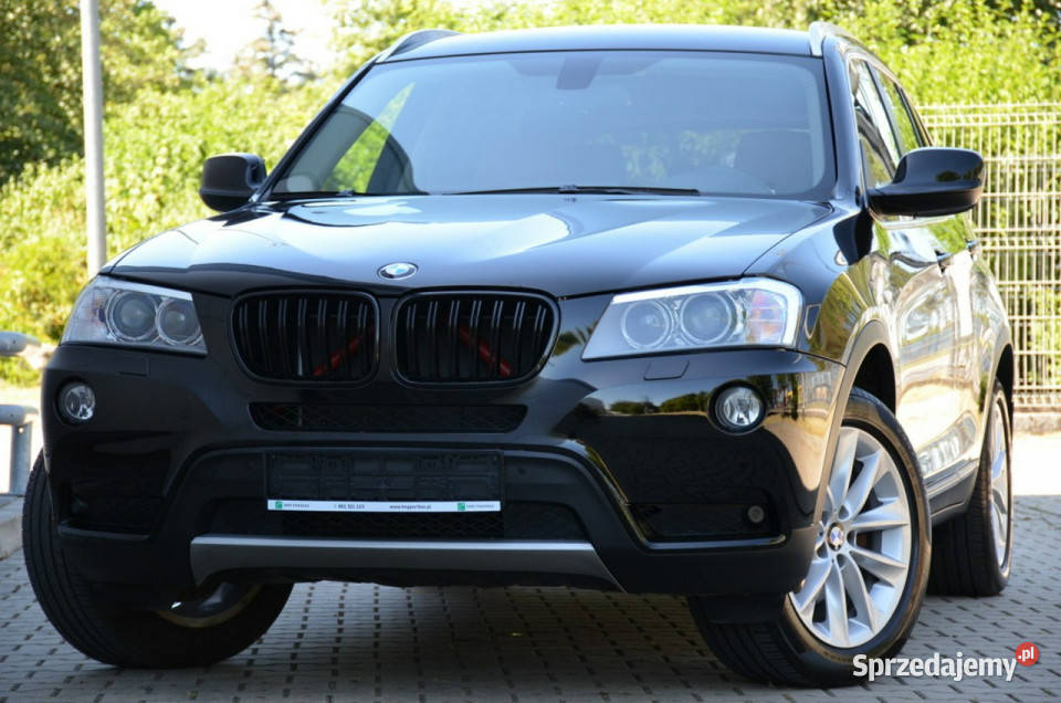 BMW X3 Czarna Zarejestrowana 20D 184 Serwis Lift garażowany łódzkie Kutno