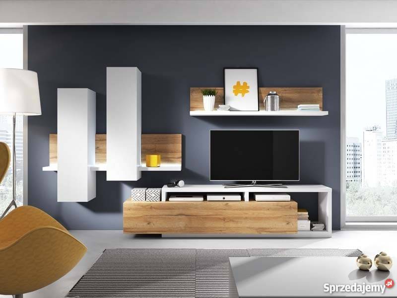 BOTA 24JRFG09 meblościanka antracyt laminat dąb