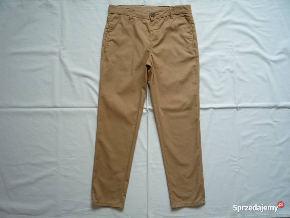HM 140 Beżowe Spodnie Chino Wiosna lato Szczecin