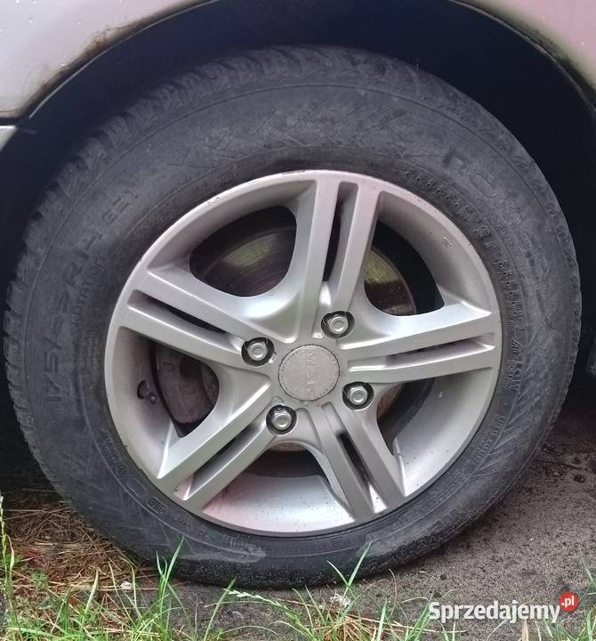 4 felgi 15 MAK i 5 opon Nokian weatherproof Wołomin
