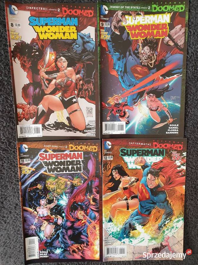 Superman Wonder Woman zestaw 24 komiksy DC USA Gdynia