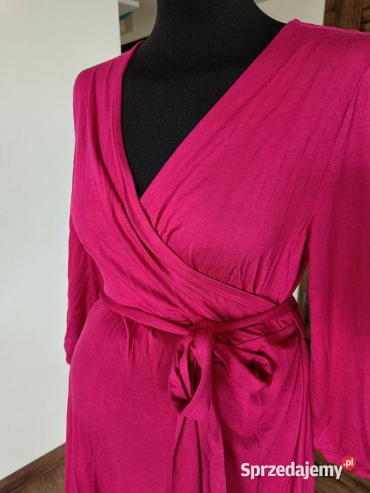 Sukienka ciążowa różowa 4446 Bonprix Rozmiar 44(XXL) Suwałki