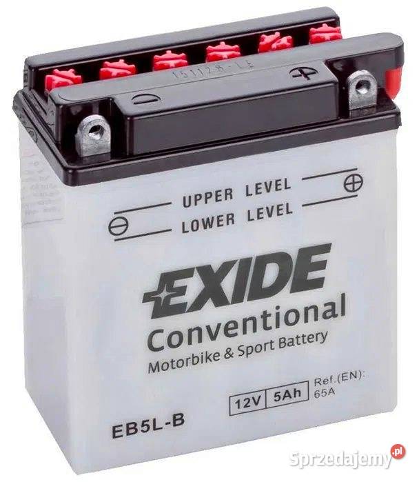 Akumulator motocyklowy EXIDE 12V5Ah YB5LB Układ elektryczny Starogard Gdański