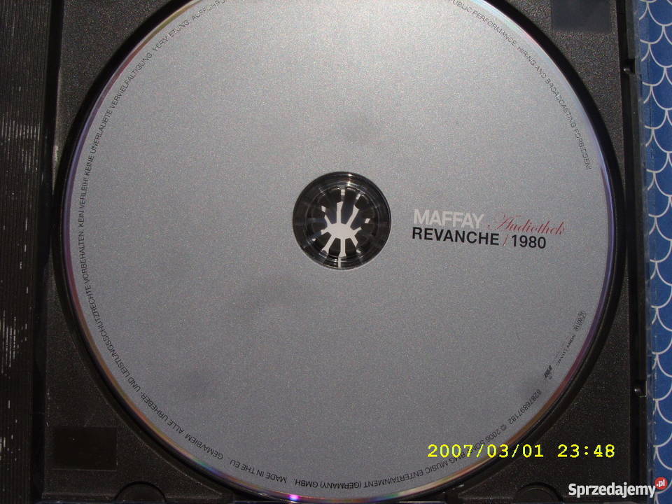 Rock CD PETER MAFFAYAUDIOTHEK REVANCHE1980 SONY Wołów sprzedam