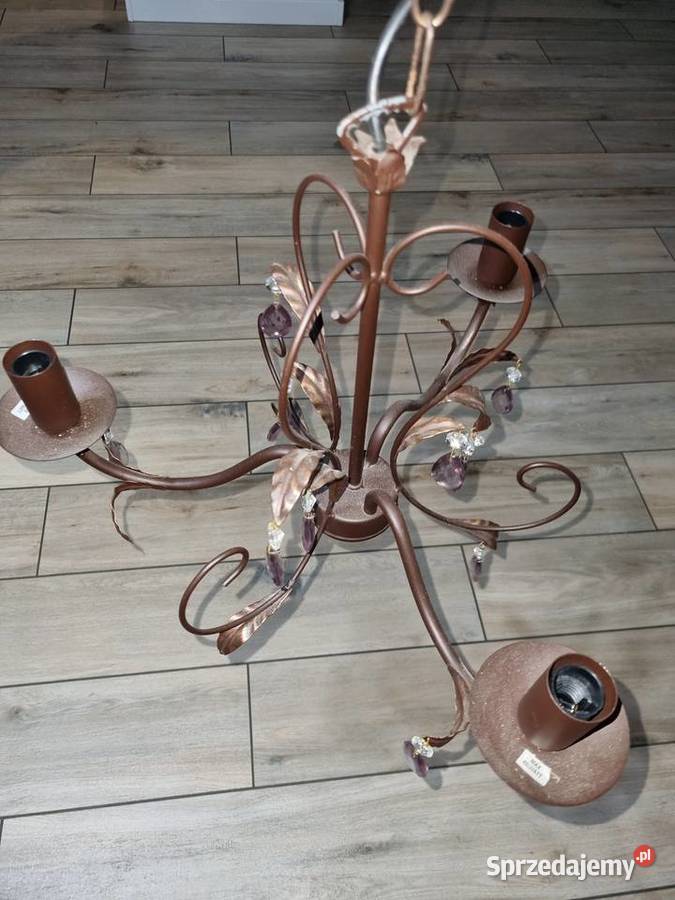 Żyrandol Trzyramienny wielkopolskie Wola Podłężna sprzedam