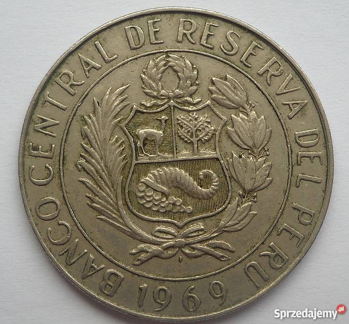 PERU10 SOLES DE ORO1969 r RYBYRZADKA Legionowo