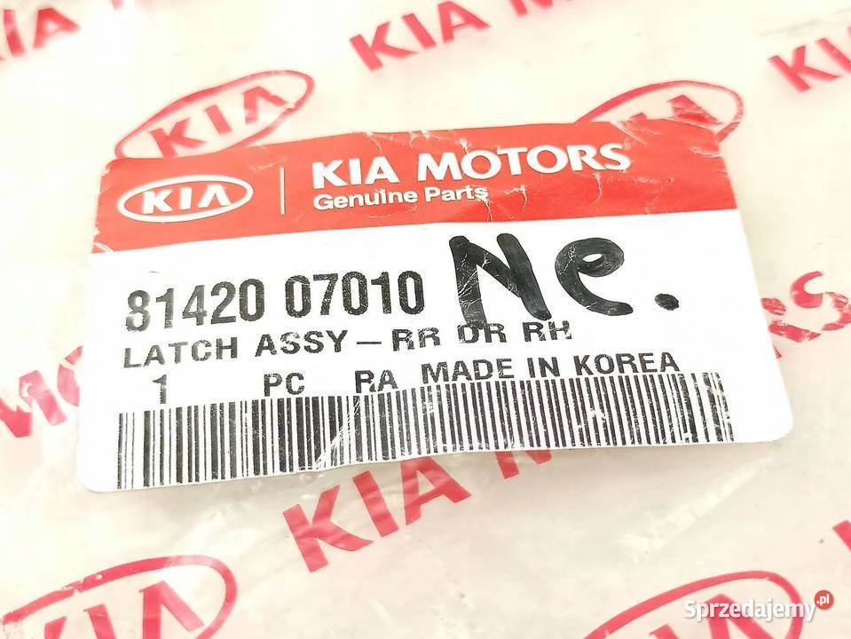 ZAMEK DRZWI PRAWY TYŁ KIA PICANTO 0411 81420 Zamki, wkładki i kluczyki sprzedam