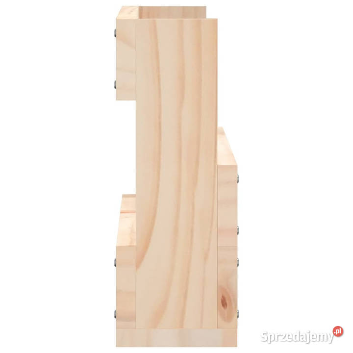 Ścienne półki na buty 2 59x9x23 sosna WM833273