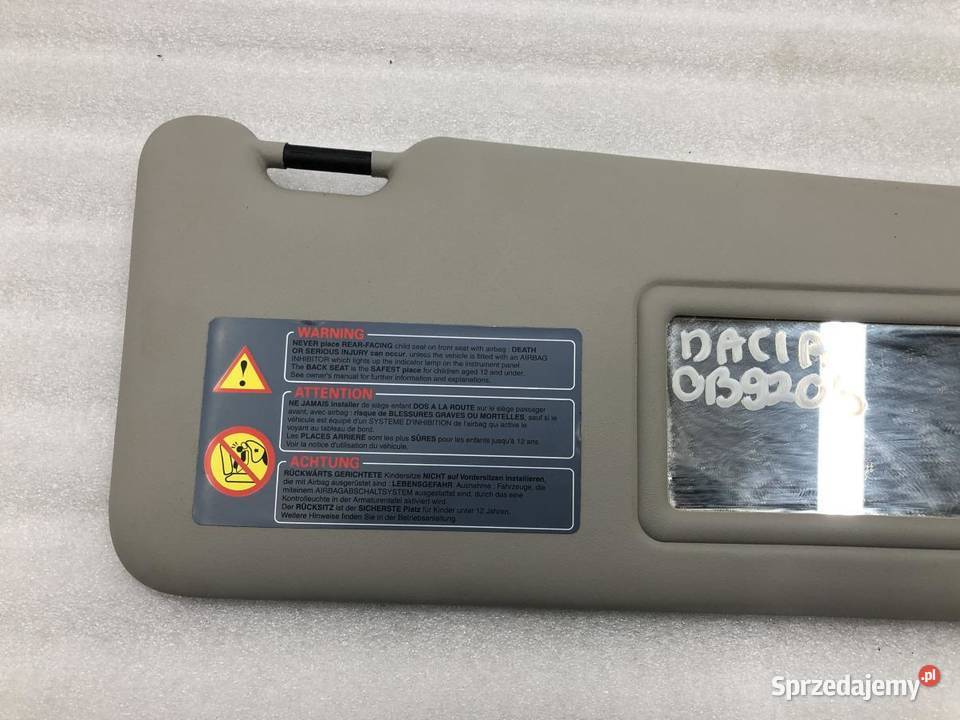 OSŁONA DASZEK PRAWY DACIA SANDERO I 964001901