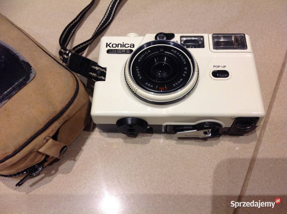 Stary Aparat Fotograficzny KONICA C35EF3 JAPAN Nowa Sól
