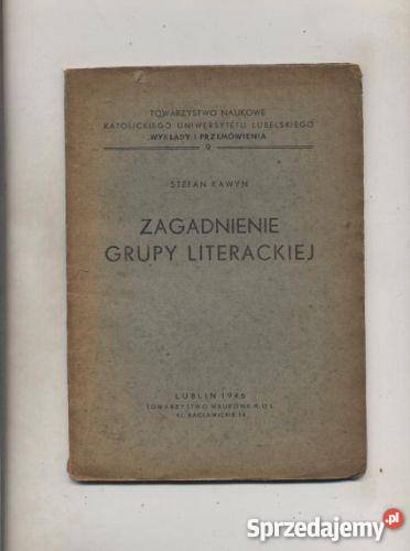 Zagadnienie grupy literackiej