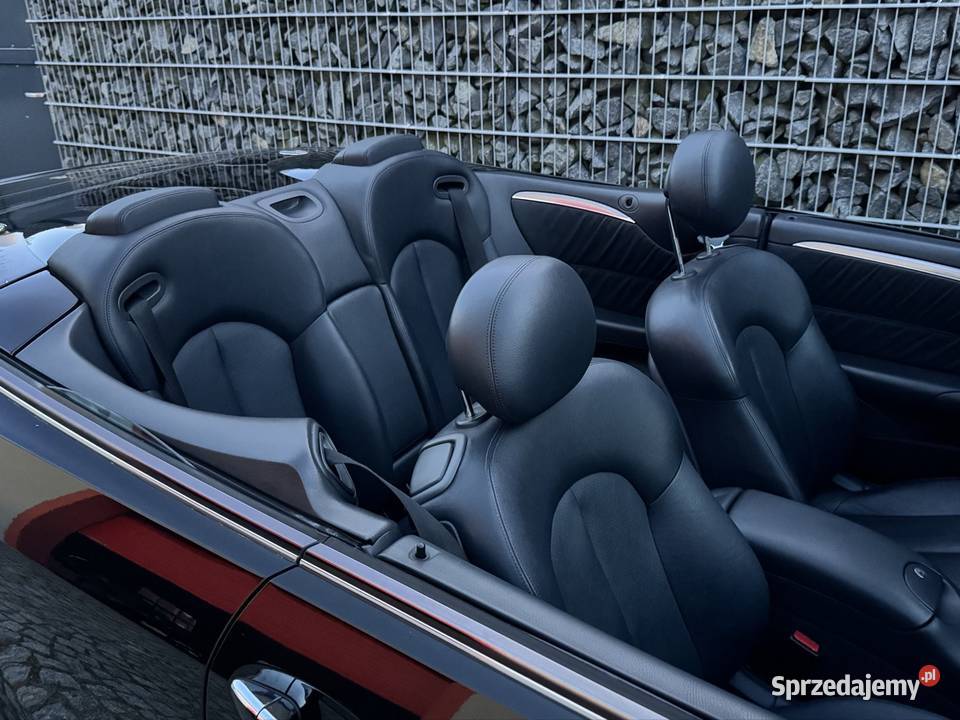 Mercedes CLK V6 kabriolet 145 000 Avantgarde skórzana tapicerka