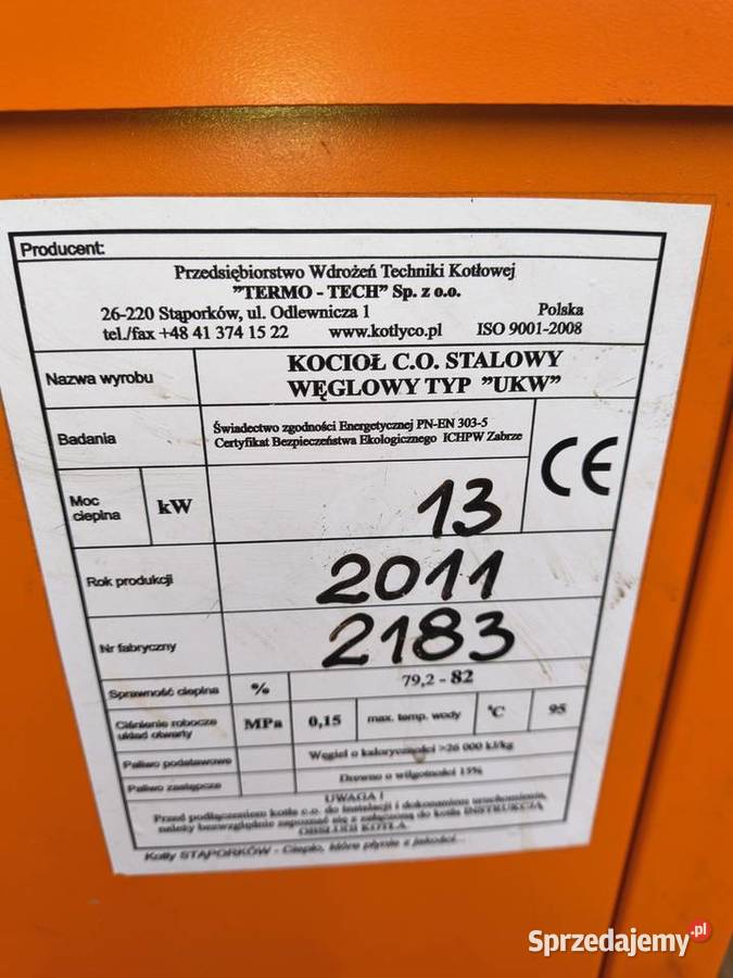 Sprzedam piec komplet Serock