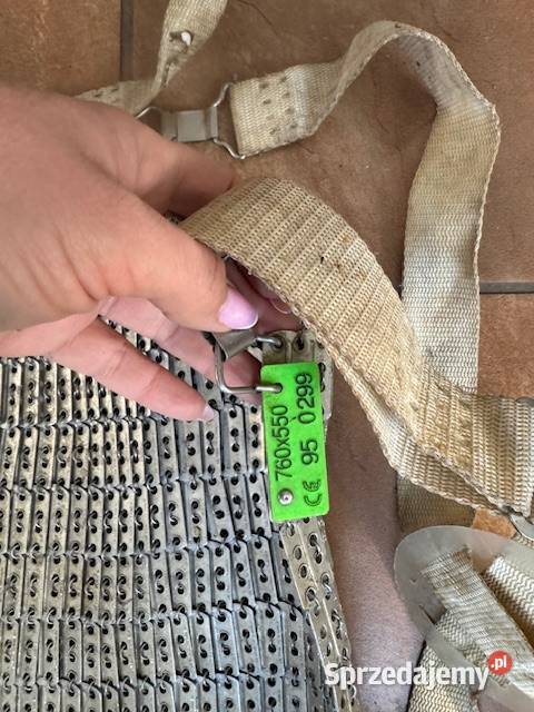 Kolczuga fartuch płytki aluminiowe sprzedam