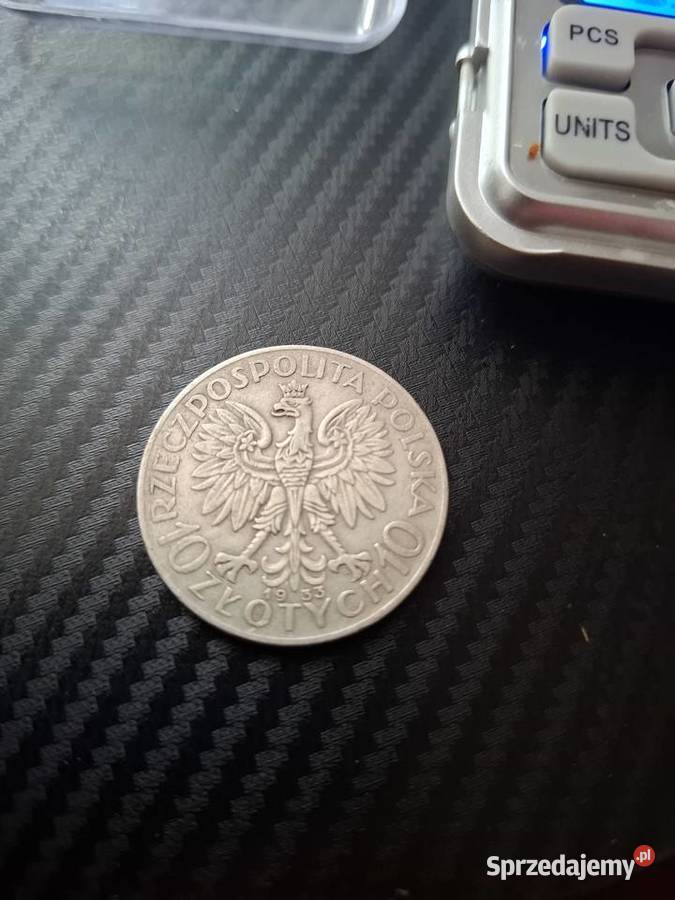 Moneta głowa kobiety 1933r opolskie Głogówek
