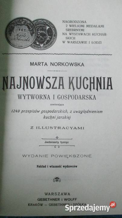 Najnowsza kuchnia MNorkowska kuchnia kulinaria kuchnia, potrawy Poradniki, albumy i reportaże Łódź