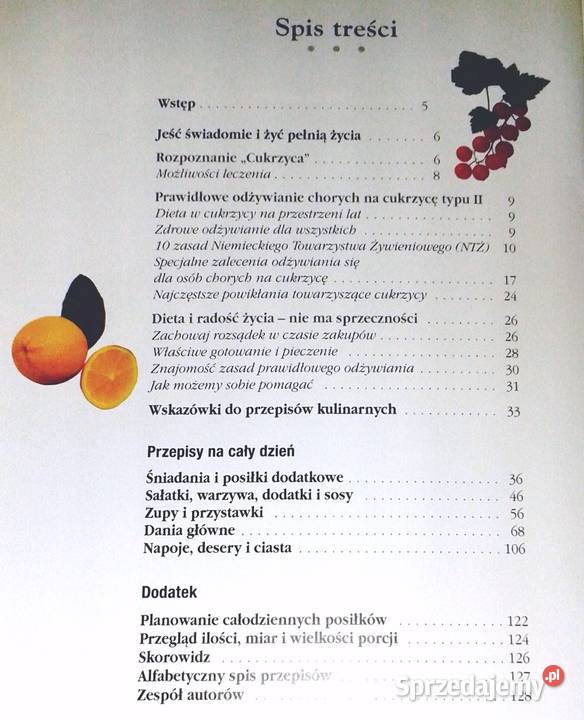 Dieta w cukrzycy II G Wolfram M Burkard H Ciper Rok wydania 1999 lubelskie Chełm
