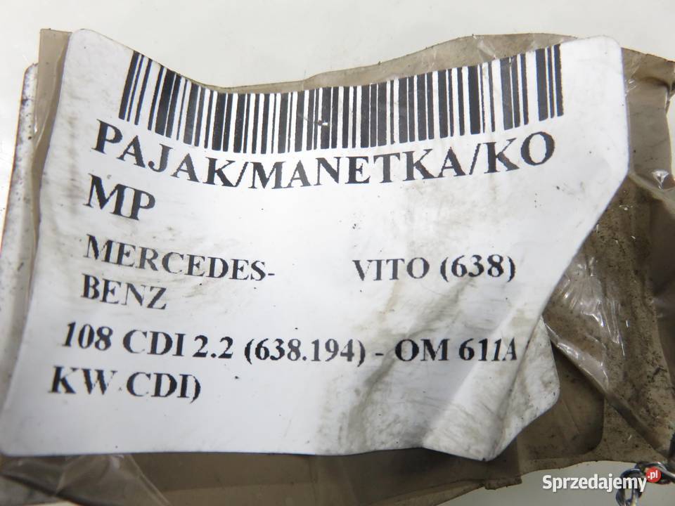 PRZEŁĄCZNIK ZESPOLONY MERCEDESBENZ VITO 638 Części samochodowe