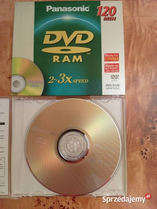 Płyty DVD RAM Panasonic 120 min Nowe Kraków