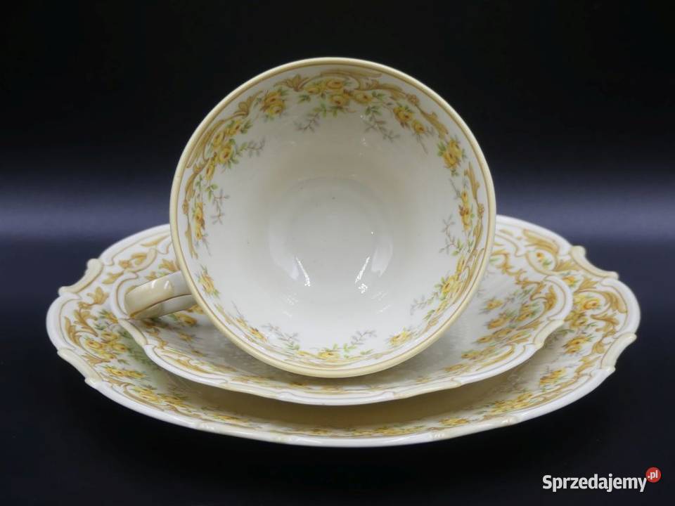 Komplet śniadaniowy Sorau Żary piękne reliefy Poznań