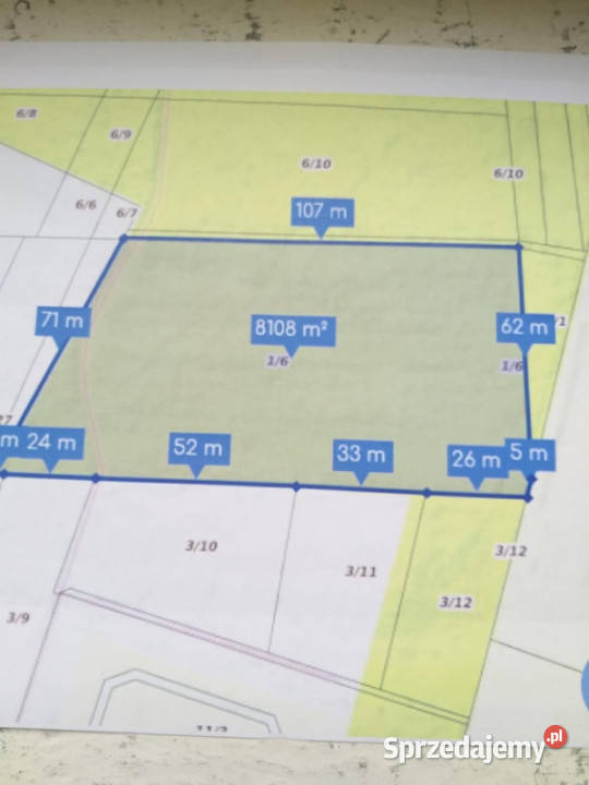 Działka inwestycyjna 8108mLublinMełgiewska Sprzedaż