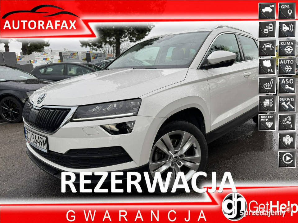 koda Karoq Klimatronic 2x Hak CarPlayAndroidAuto elektrochrom. lusterko wst. Cieszyn