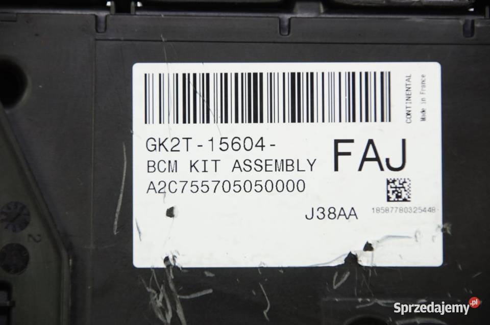 SKRZYNKA BEZPIECZNIKÓW FORD TRANSIT MK8 Lipno