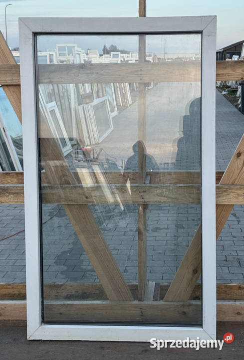 OKNA KacprzaK Witryna 82X129 FIX Używany PCV Siedlce