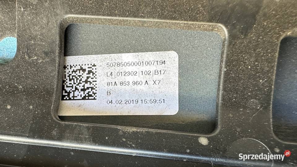 AUDI Q2 LISTWA DRZWI PRAWY TYŁ PRZÓD 81A853970A Gorzów Wielkopolski