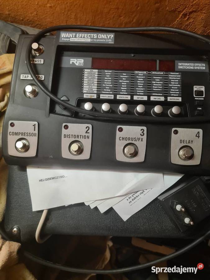Sprzedam efekt gitarowy Andrespol sprzedam