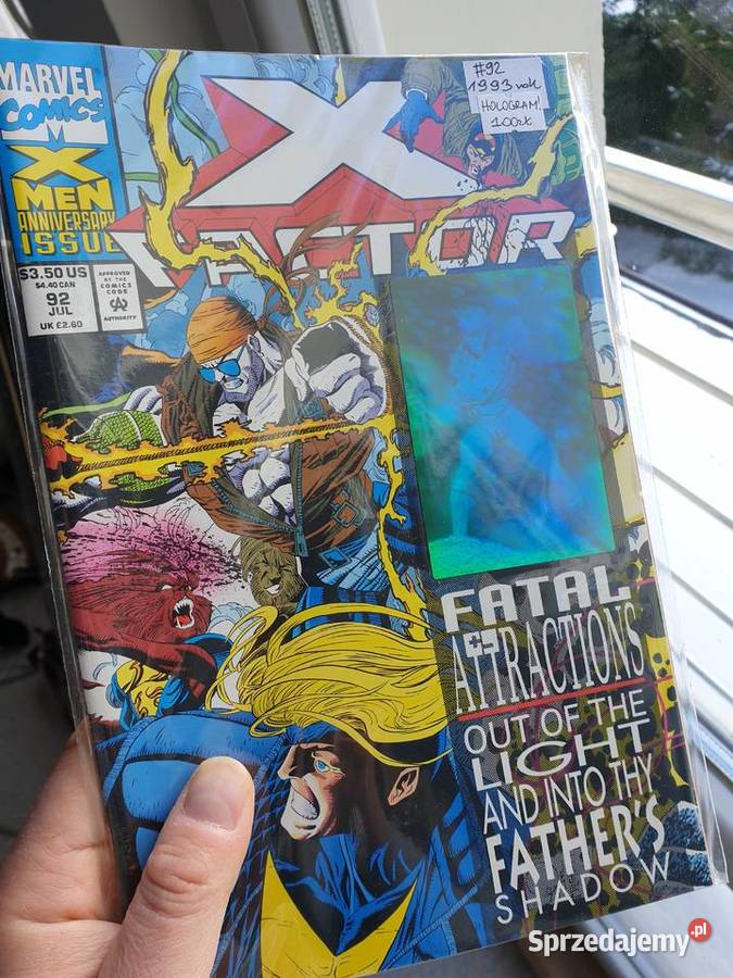 X Factor komiks Marvel USA z hologramem 1993 Gdynia