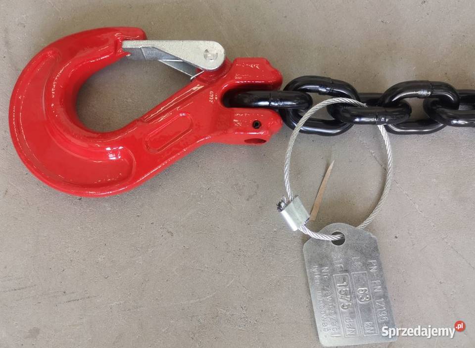 Łańcuch cięgno z hakami do napinacza mocujący Zabrze