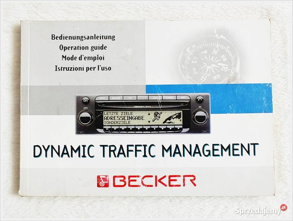 BECKER Książka Instrukcja obsługi Radio-nawigacji