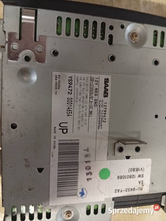 Zmieniarka CD Moduł Saab 93 Cabrio Areo 2006 r Sławków sprzedam