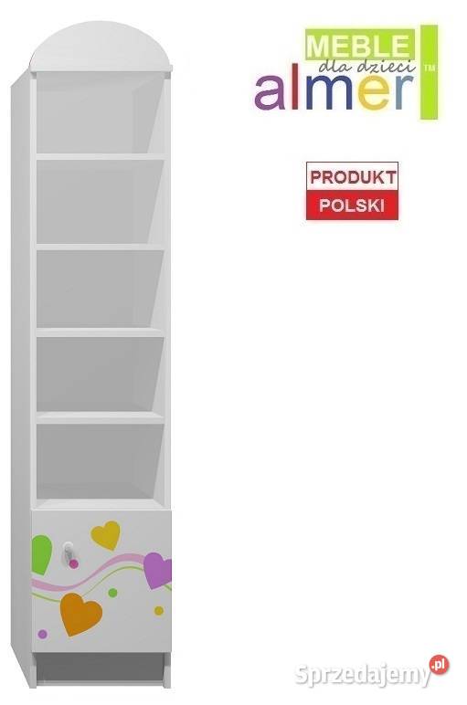 KOLOROWE SERCA 1 N4 regał dziecięcy 40x40 w190 Jaworzno