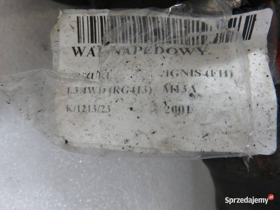 WAŁ NAPĘDOWY SUZUKI IGNIS FH 13 4WD małopolskie