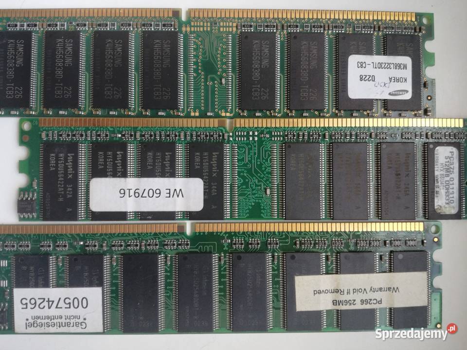 Pamięć SDRAM i DDR 19 lubuskie Świebodzin
