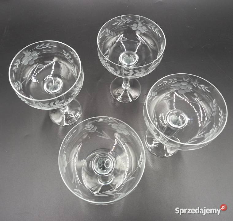 Kryształowe kieliszki Huta szkła Zawiercie Wrocław sprzedam