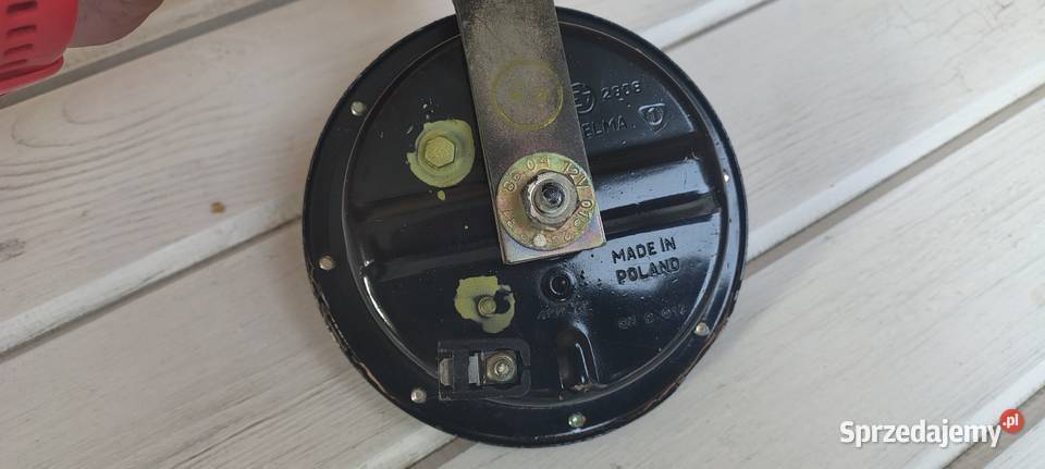 NOWY KLAKSON SYGNAŁ PRL BELMA 12V POLONEZ FIAT