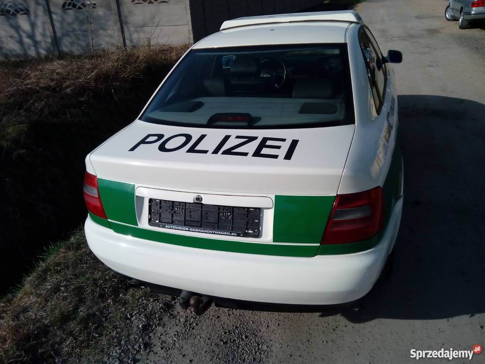 Audi a4 polizei radiowóz Częstochowa