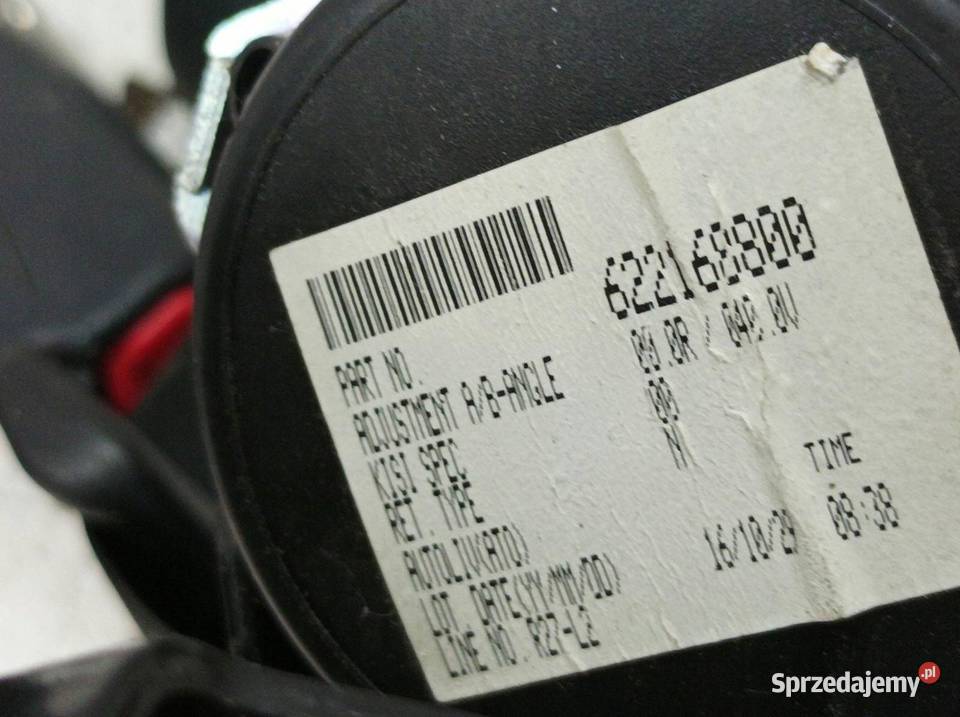 PAS BEZPIECZEŃSTWA PRAWY LEWY TYŁ KPL 622168800