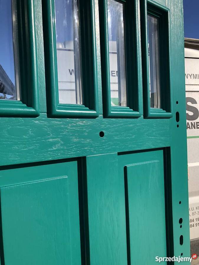 Drzwi zewnętrzne grubość 75 DĄB sprzedam