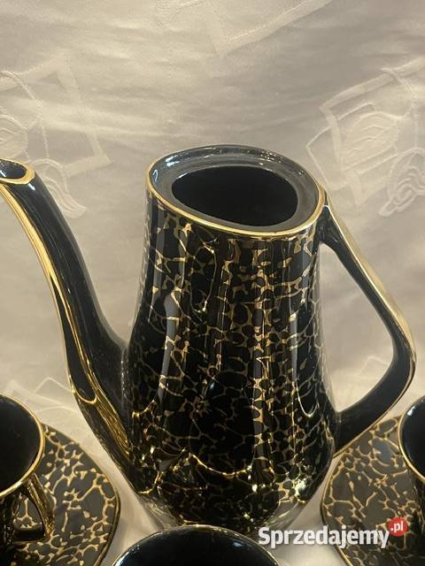 Porcelanowy serwis do kawy Iza Chodzież PRL