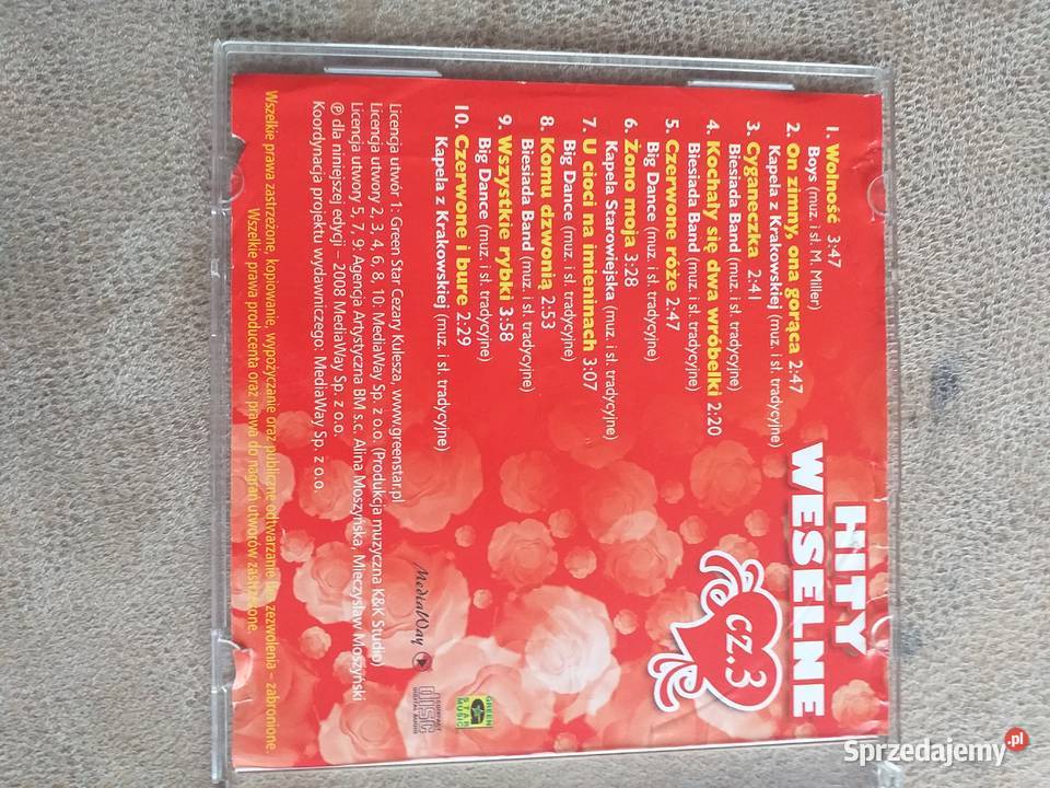 hity weselne cz 3 various artists tina boys Sandomierz